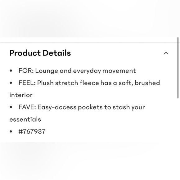 Athleta Forever Fleece Barrel Pant NWT - Picture 7 of 8